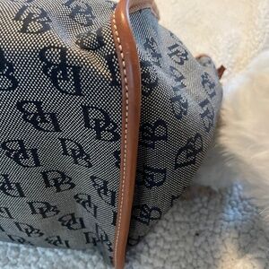 Dooney and Bourke monogram canvas weekender